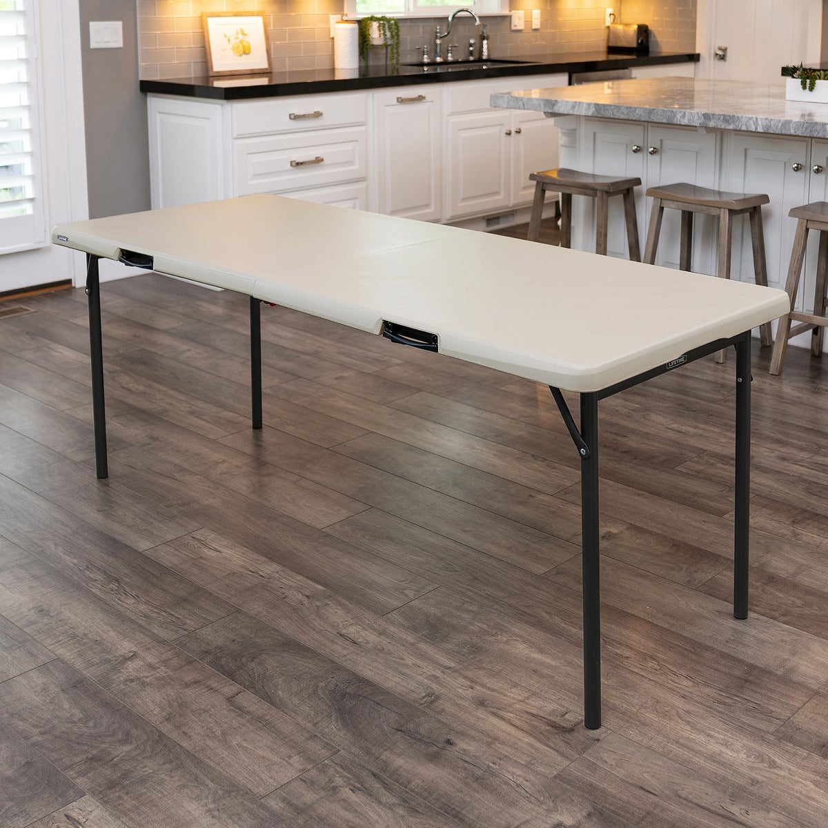 Lifetime Commercial 6' Fold-in-Half Table, 2-pack
