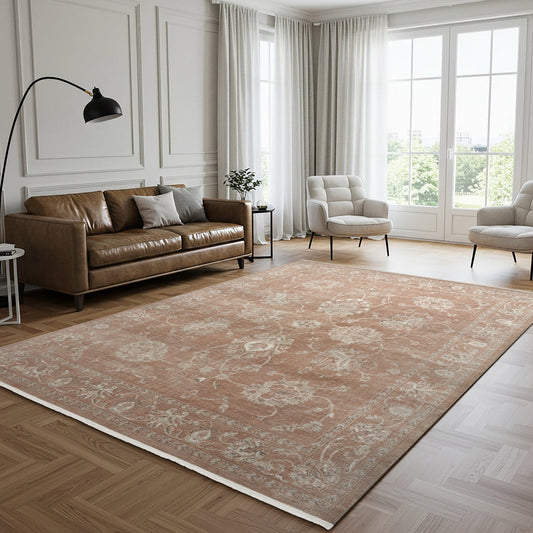 Berkshire Area Rug Collection, Lazare Terracotta, Rug Size: 7 ft. 10 in. x 10 ft.