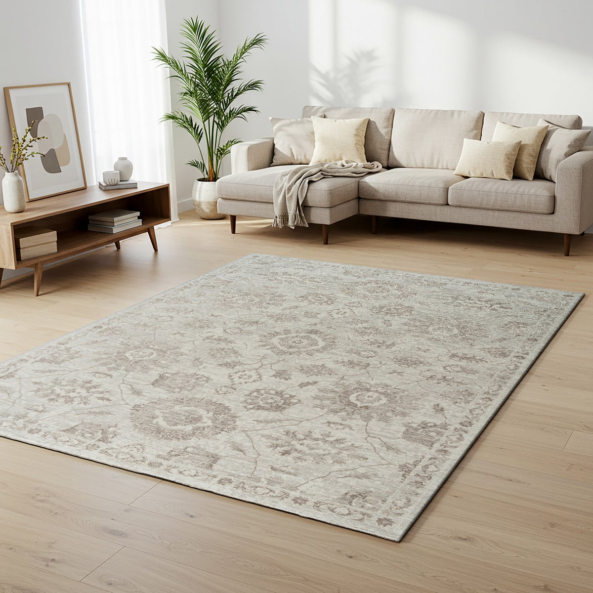 Prima Area Rug Collection, Kapano Cream, 8ft. 9in. x 13ft 1in.
