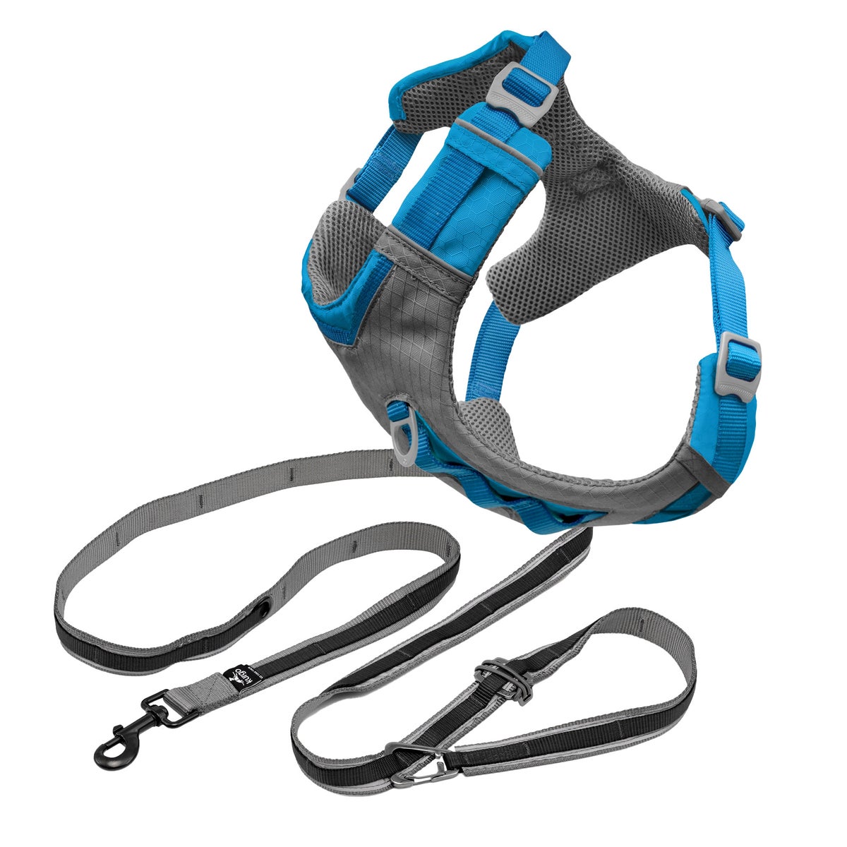 Kurgo Journey Air Harness and Quantum 6-in1 Leash Bundle, Small