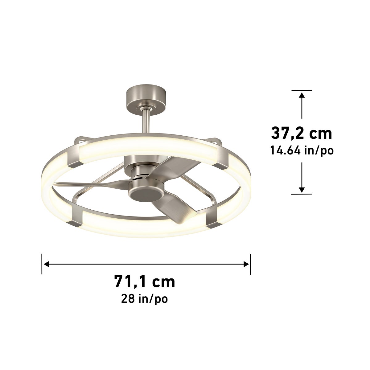 Artika Sunnyvale 28” Fandelier with Remote