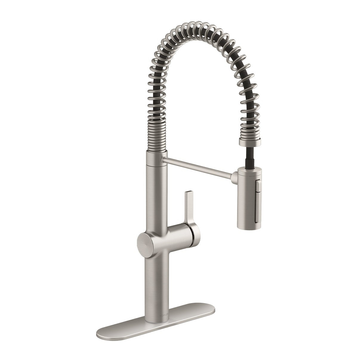 NEW  - Kohler Haku Semi-professional Kitchen Sink Faucet Stainless Steel Finish