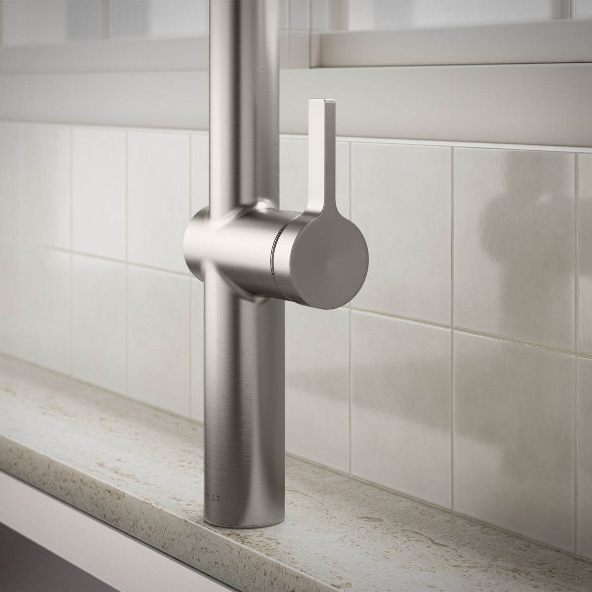 NEW  - Kohler Haku Semi-professional Kitchen Sink Faucet Stainless Steel Finish