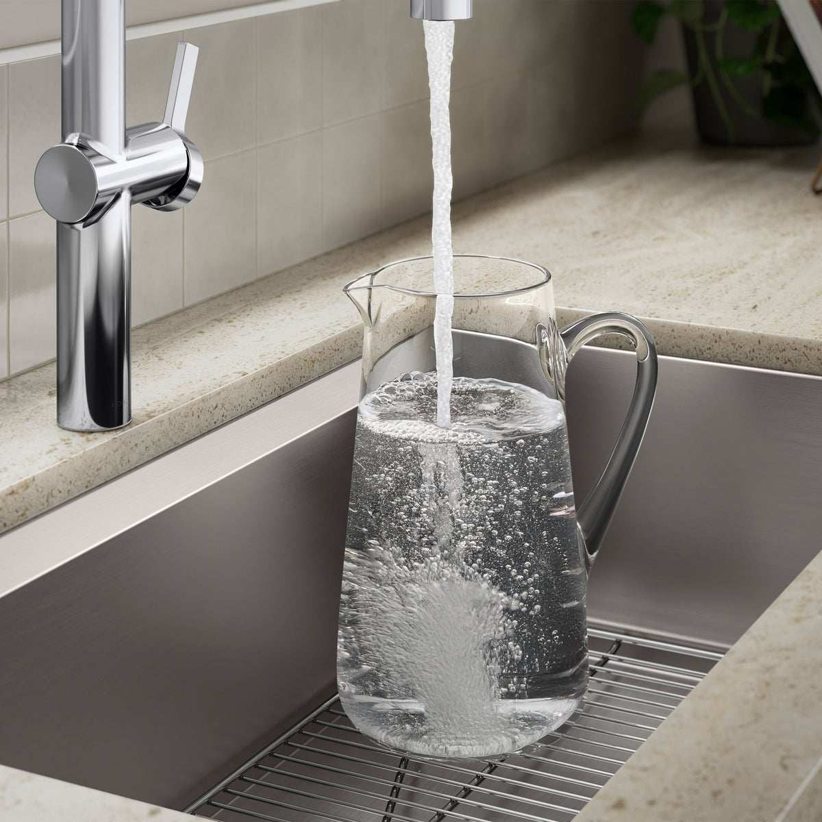 NEW - Kohler Haku Chrome Semi-professional Kitchen Sink Faucet