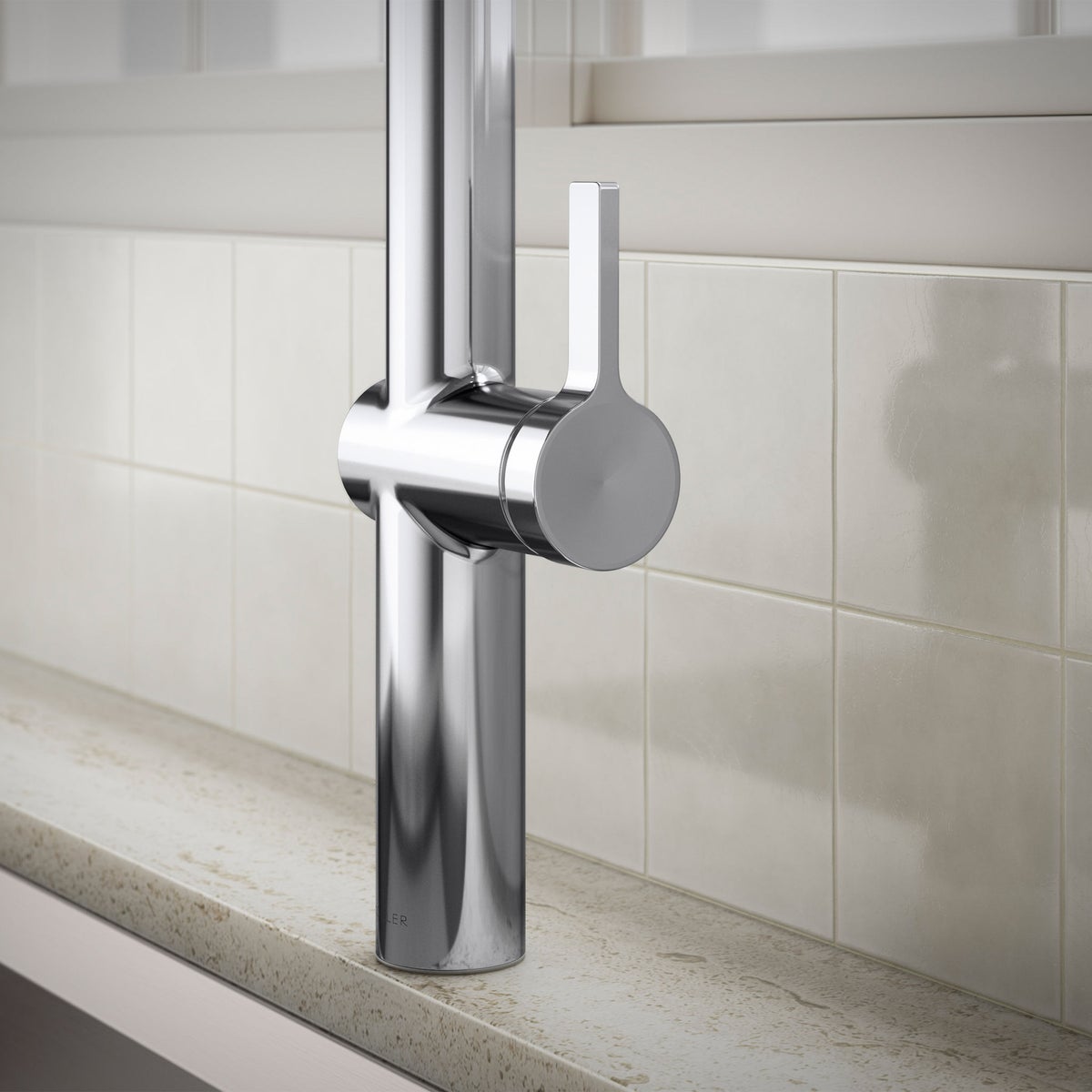 NEW - Kohler Haku Chrome Semi-professional Kitchen Sink Faucet