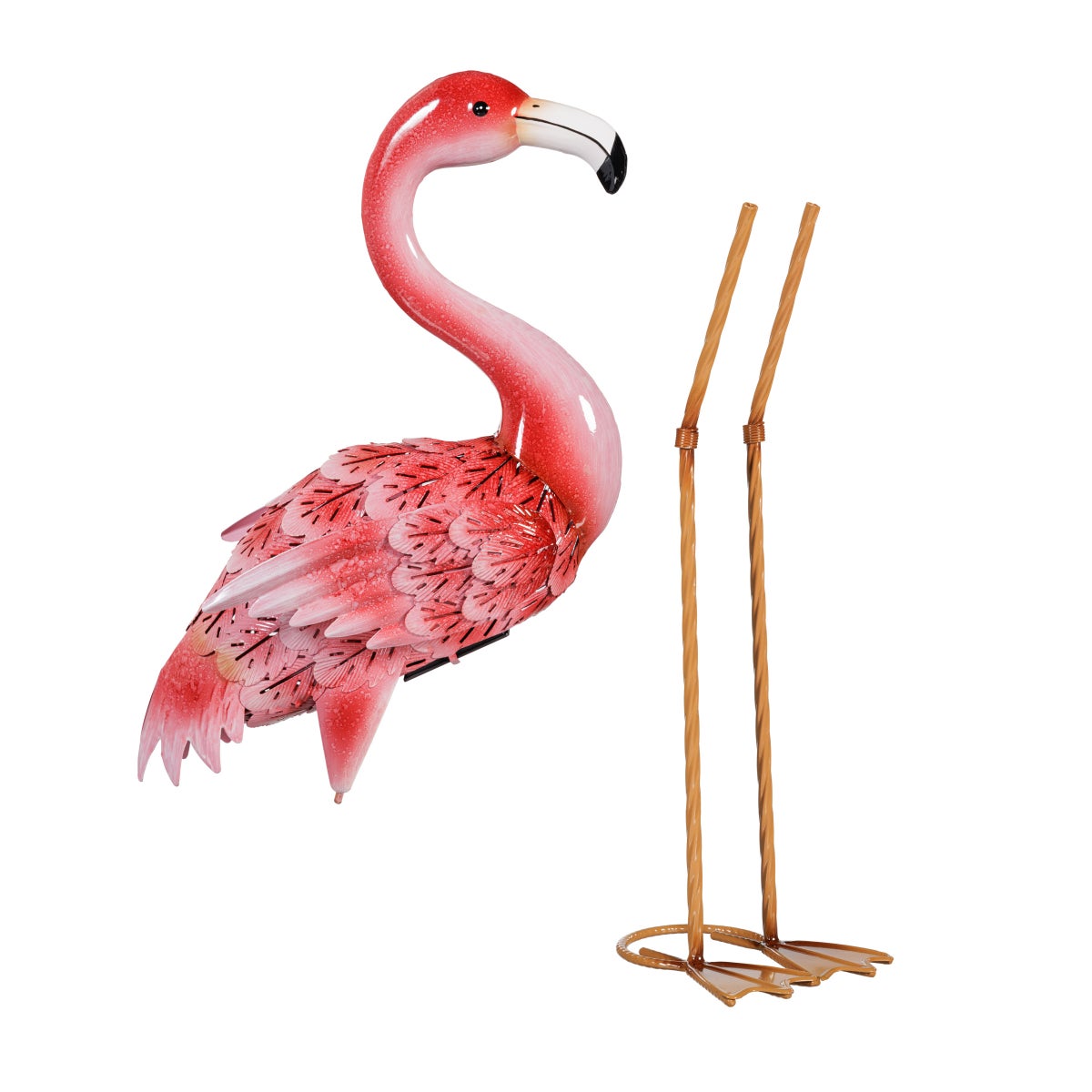Solar LED Flamingo Pair, Set of 2