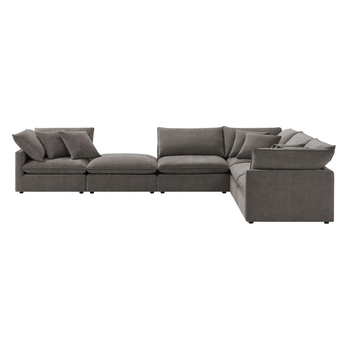 Mira 6-piece Fabric Modular Sectional