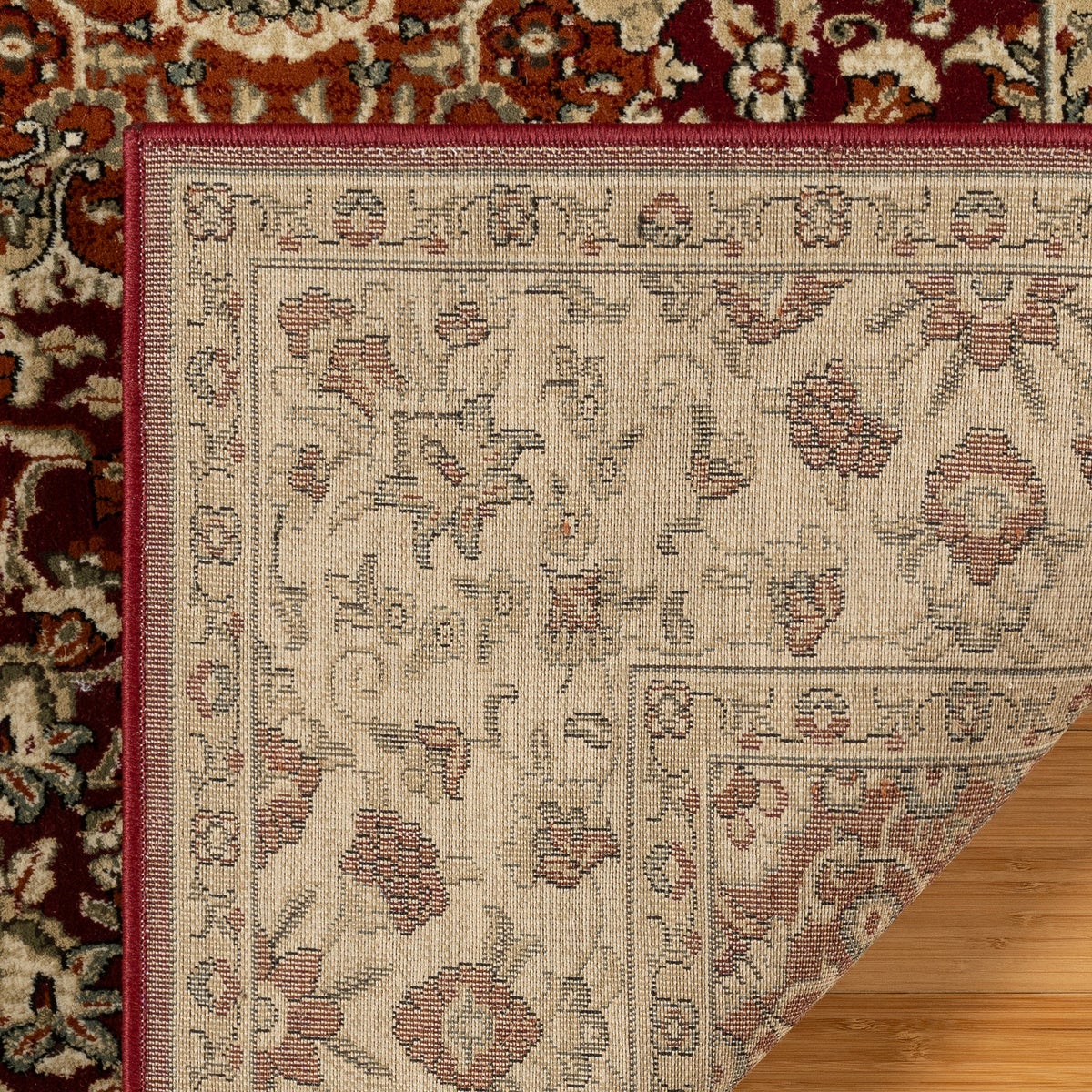 Thomasville Timeless Classic Area Rug Collection, Marnie Red, Rug Size: 5 ft. 3 in. by 7 ft. 5 in.