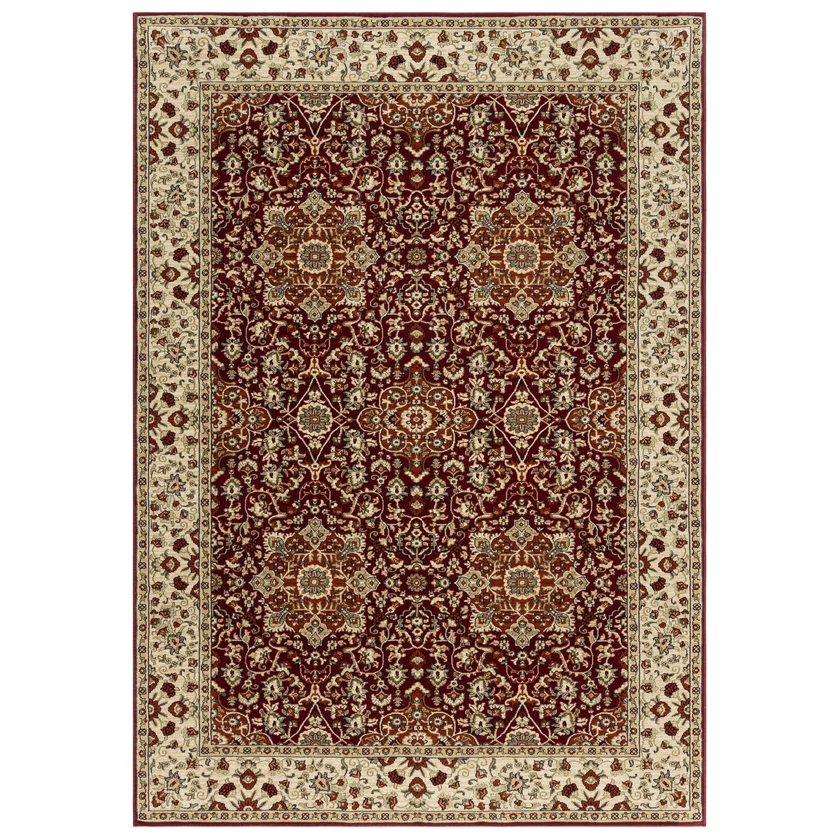 Thomasville Timeless Classic Area Rug Collection, Marnie Red, Rug Size: 5 ft. 3 in. by 7 ft. 5 in.