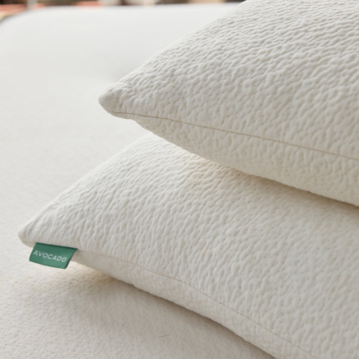 Avocado Organic Pillow with Natural Latex and Kapok Fill