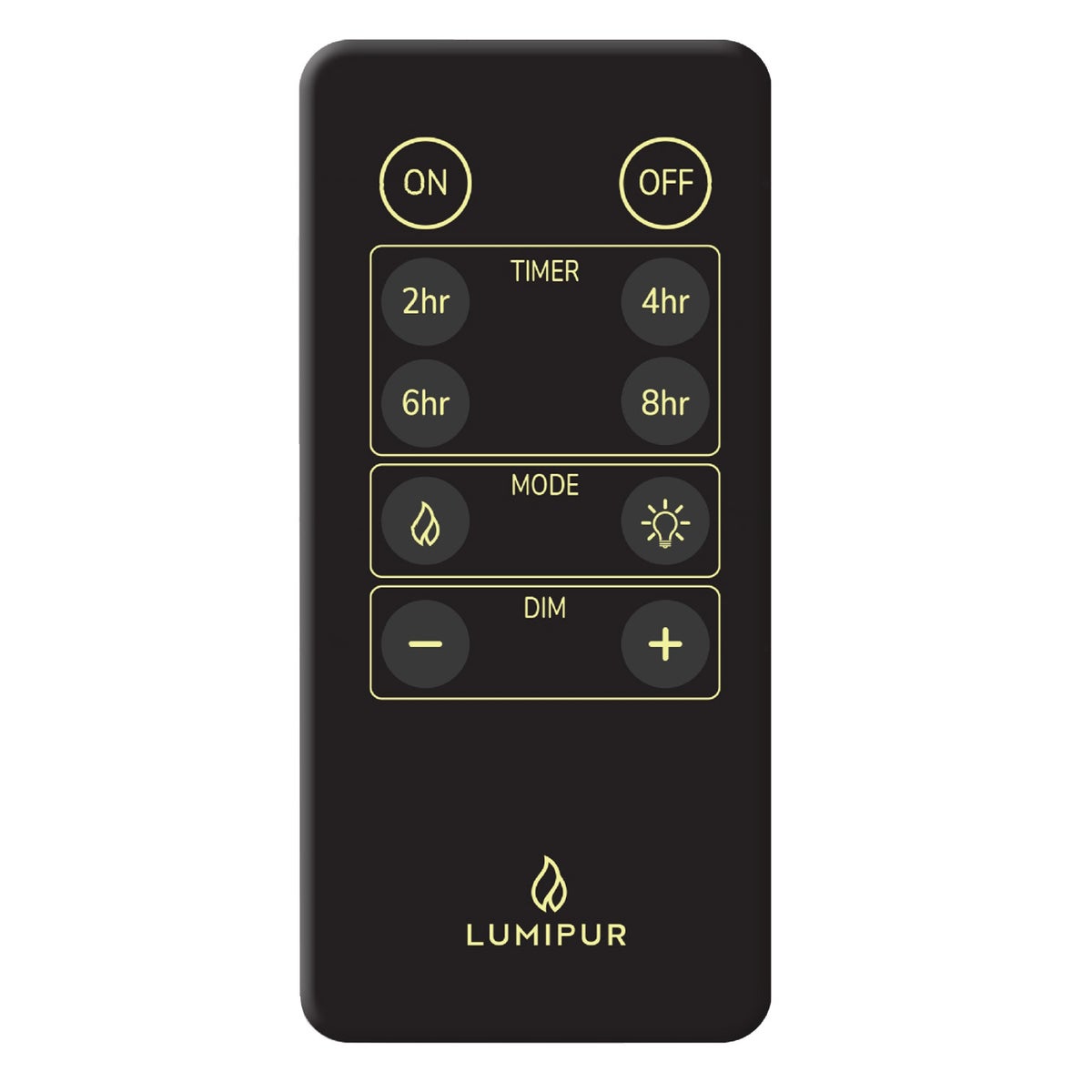 LumiPur 6-piece Flameless LED Candles Design Series Glass with Remote