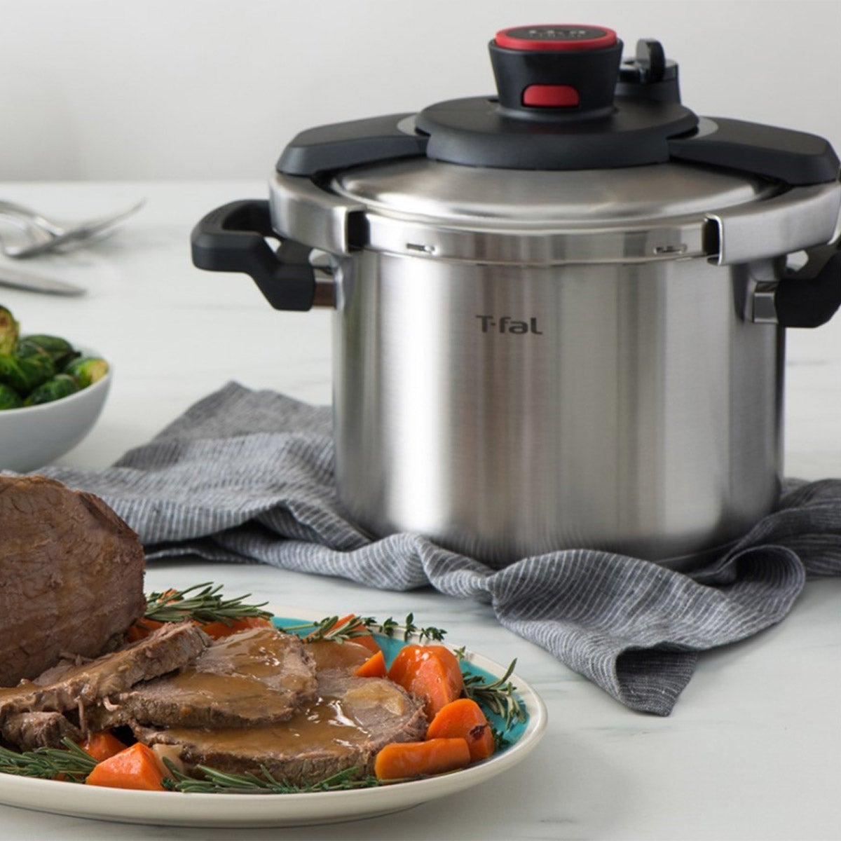 T-fal Clipso 8-quart Stainless Steel Stovetop Pressure Cooker