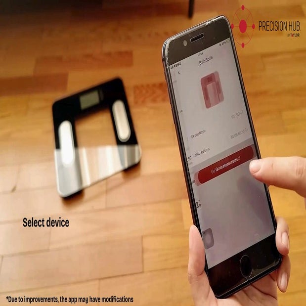 Taylor Smart Body Composition Scale with Precision Hub App