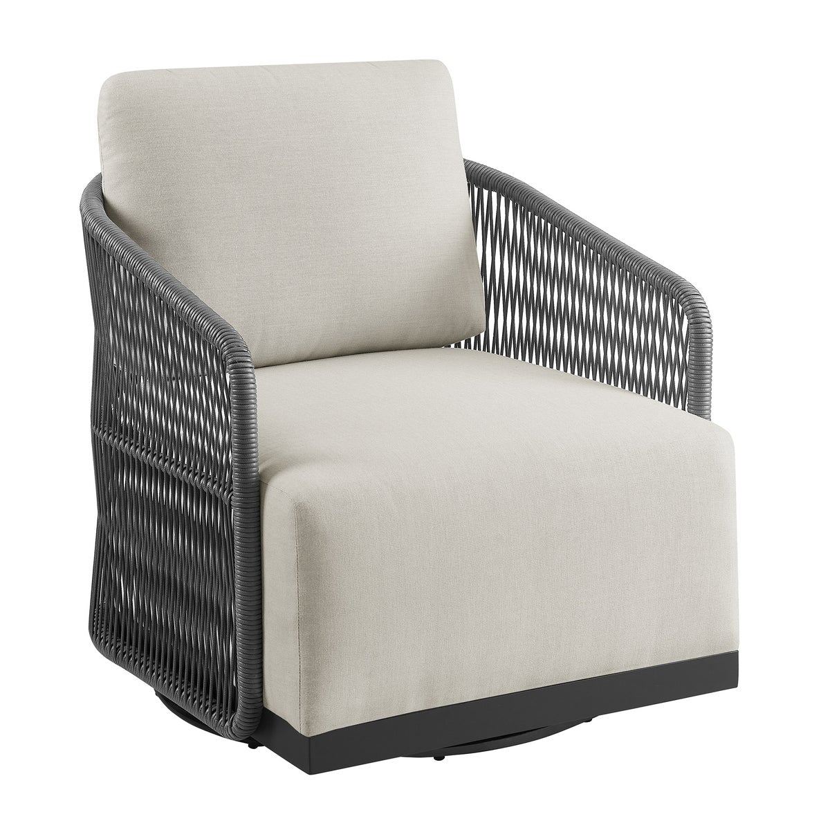 NEW - Henredon Annalise Outdoor Patio Swivel Lounge Chair