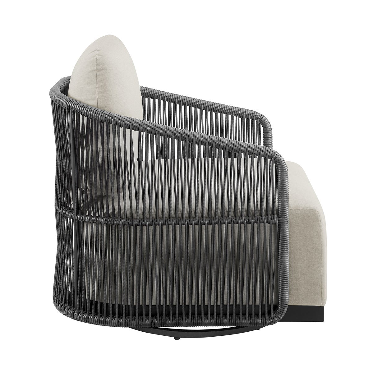 NEW - Henredon Annalise Outdoor Patio Swivel Lounge Chair
