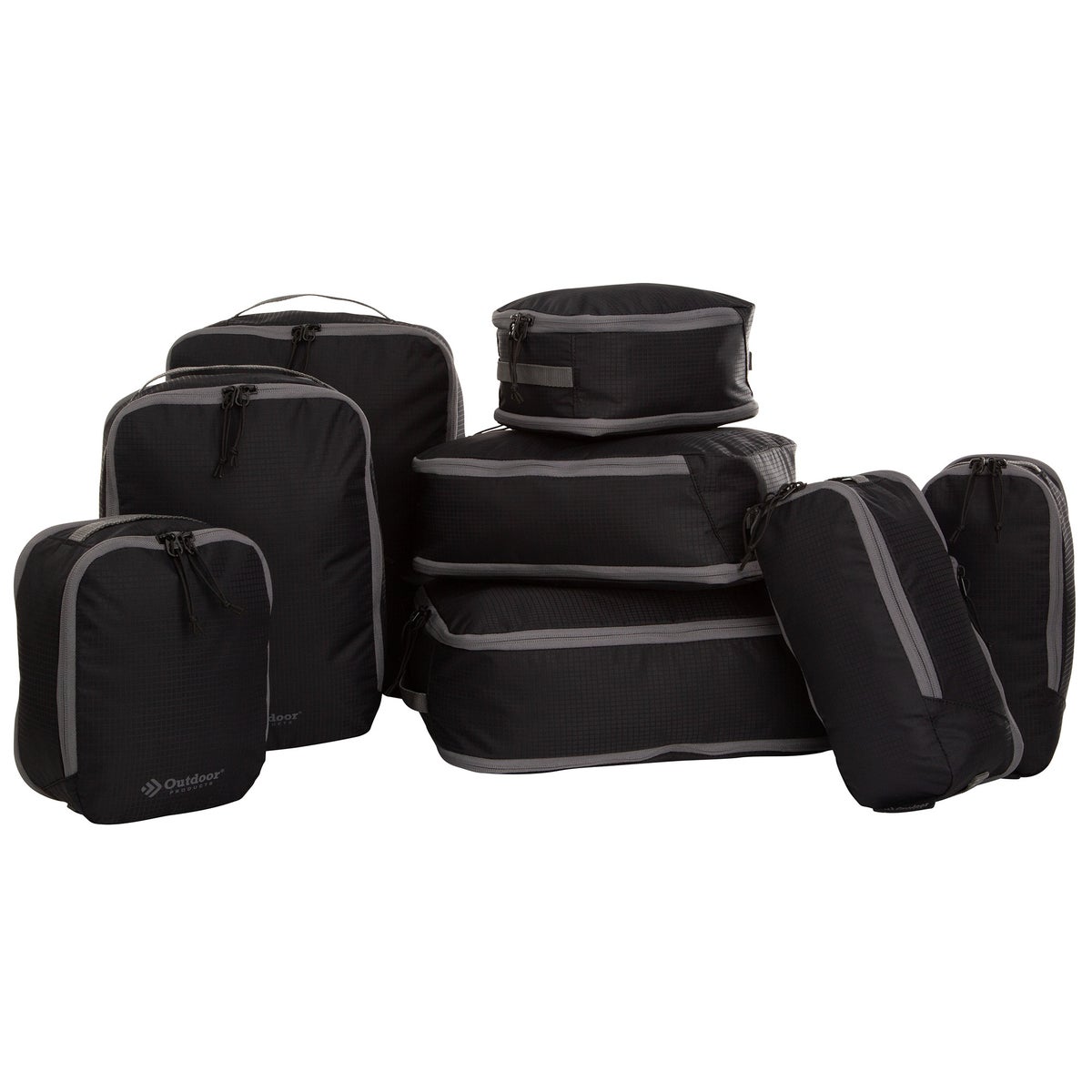 Outdoor Products Expandable Travel Packing Cubes, 8-piece Set