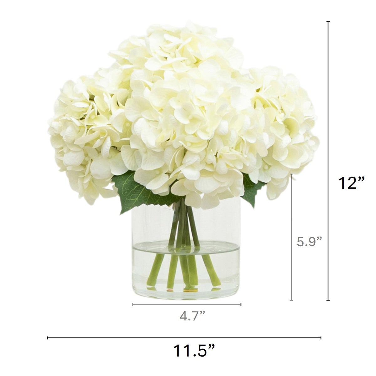 Faux 12 " Hydrangea Arrangement