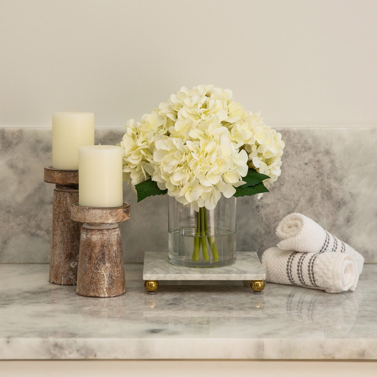 Faux 12 " Hydrangea Arrangement
