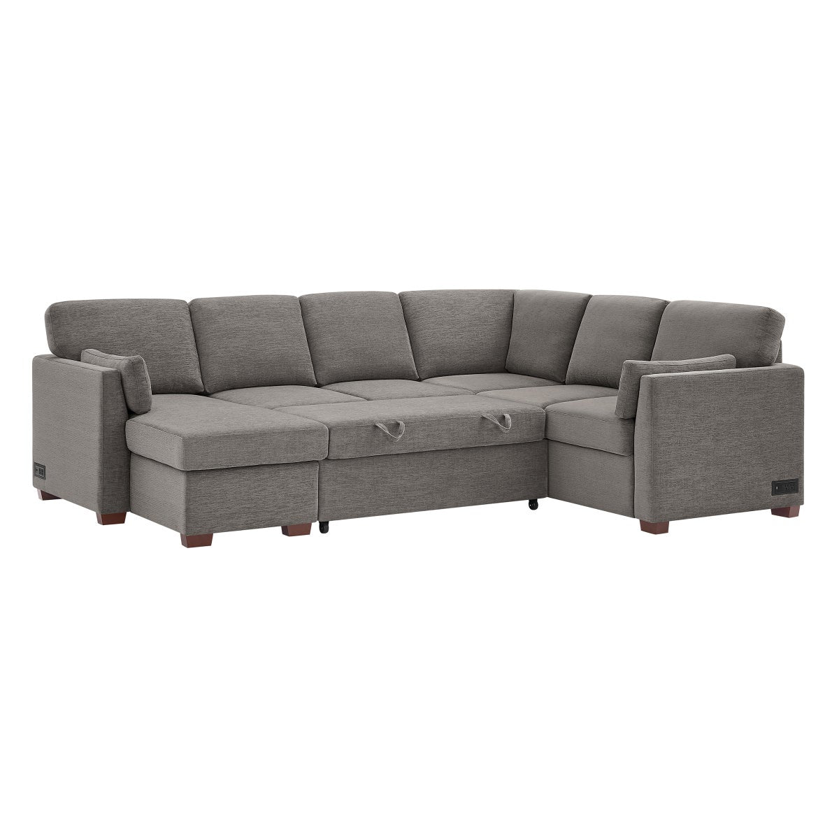 Coddle Luke Sleeper Sectional with Reversible Chaise and Storage