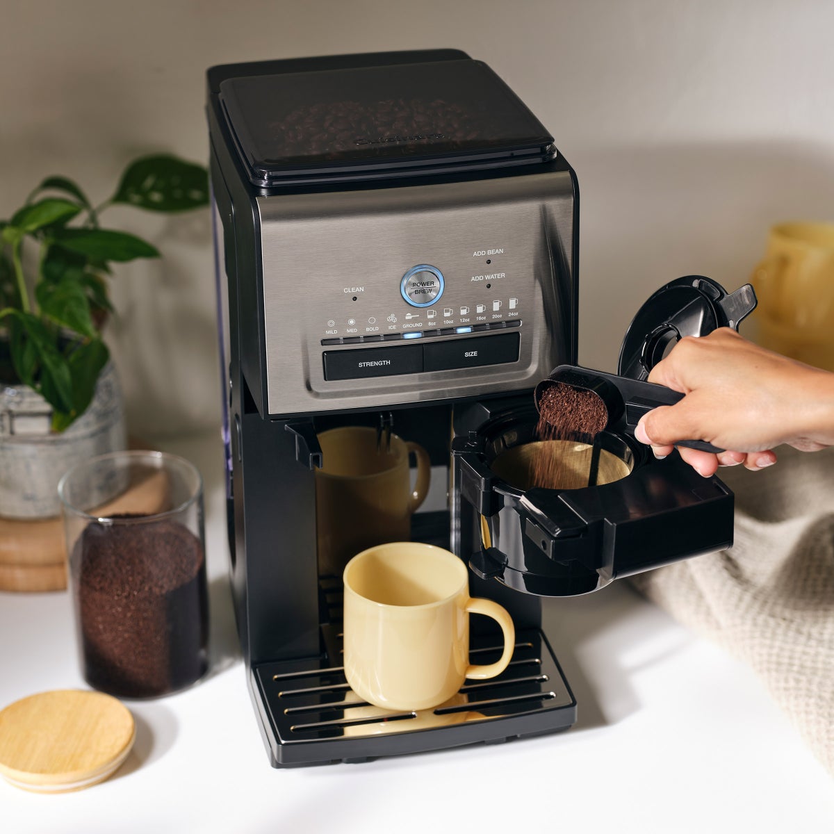 NEW - Cuisinart Custom Grind & Brew Single-Cup Coffee Maker