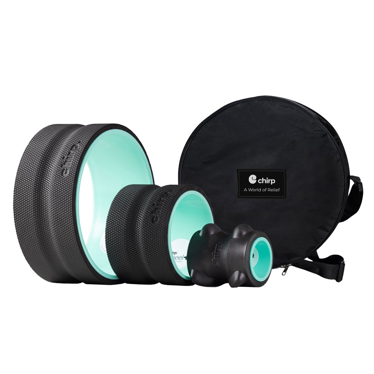 Chirp Wheel+ 3-pack with Travel Carrying Case