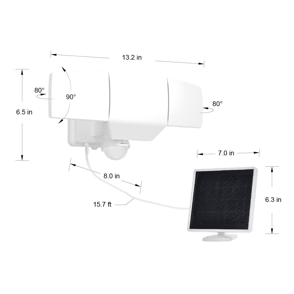 Lutec Motion Activated Solar Security LED Light