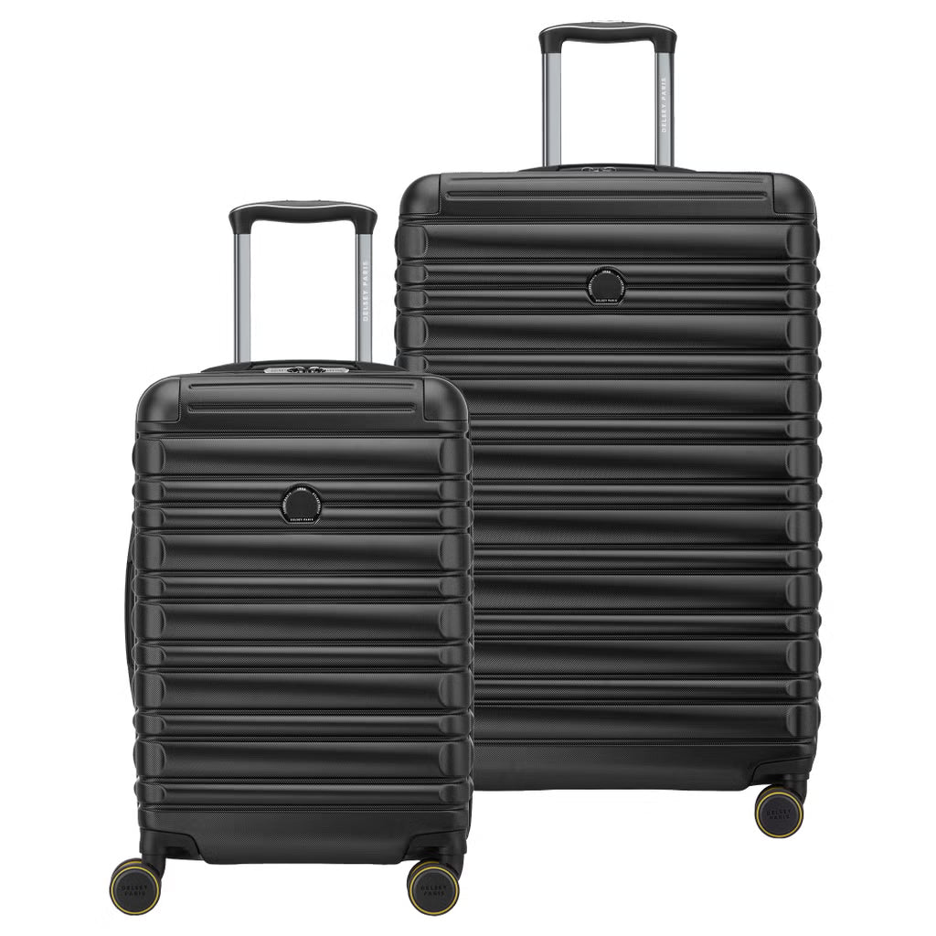 Delsey Paris Black Hardside Luggage Set
