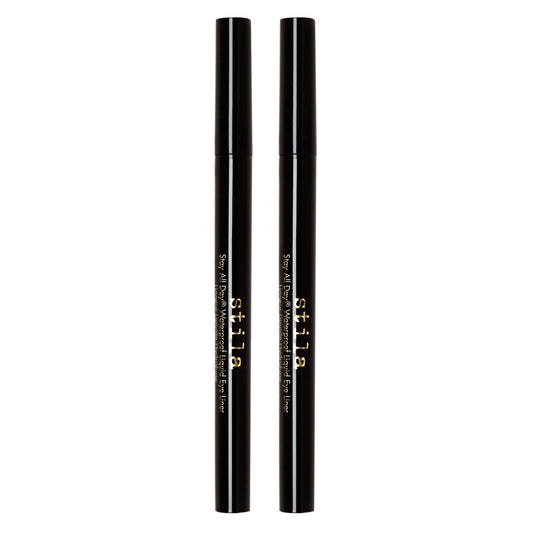 Stila Cosmetics Stay All Day Waterproof Liquid Eye Liner, .016 fl oz, 2-pack