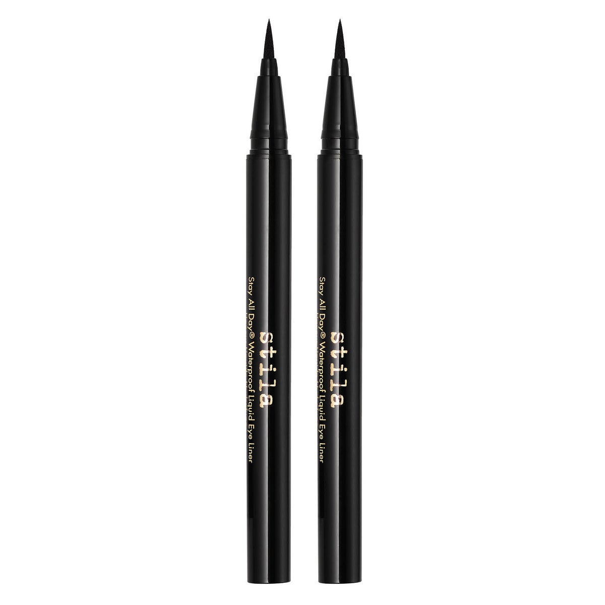 Stila Cosmetics Stay All Day Waterproof Liquid Eye Liner, .016 fl oz, 2-pack