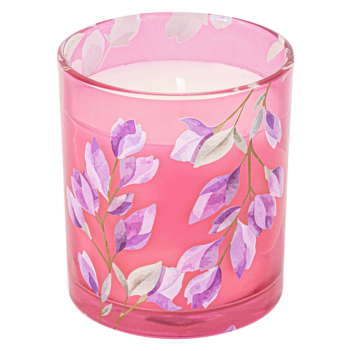 NEW - Simply Indulgent 7oz Floral Candle Set, 6-pack