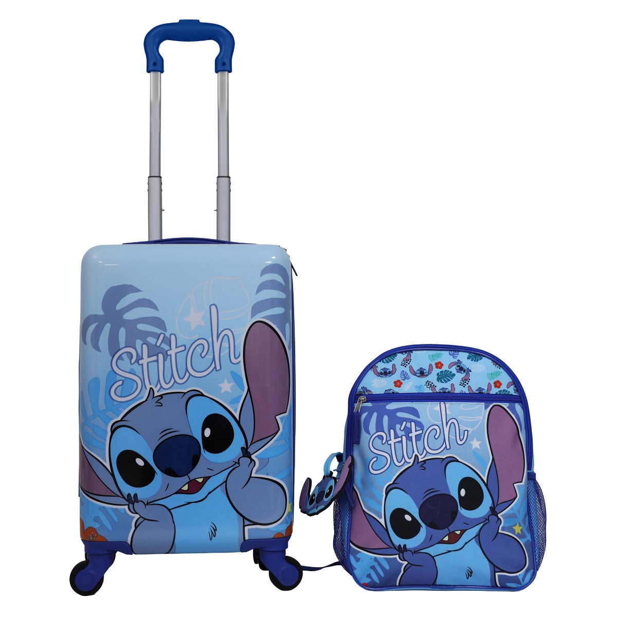 NEW - Kids Stitch Carry-on Spinner & Backpack Luggage Set