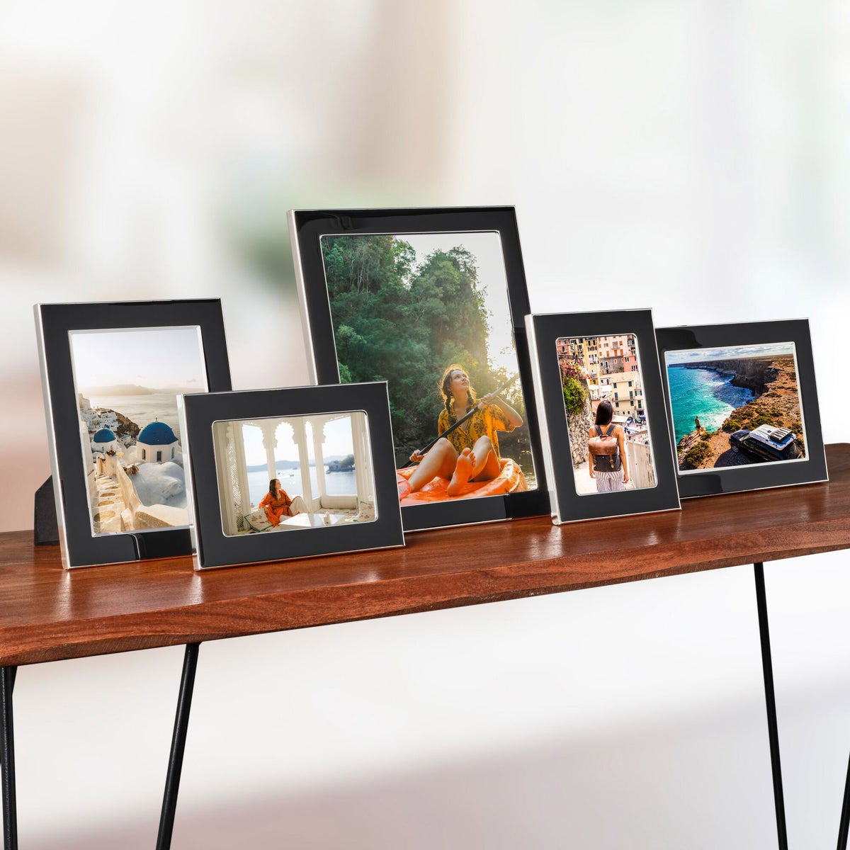 Mikasa Enamel Picture Frames, Set of 5