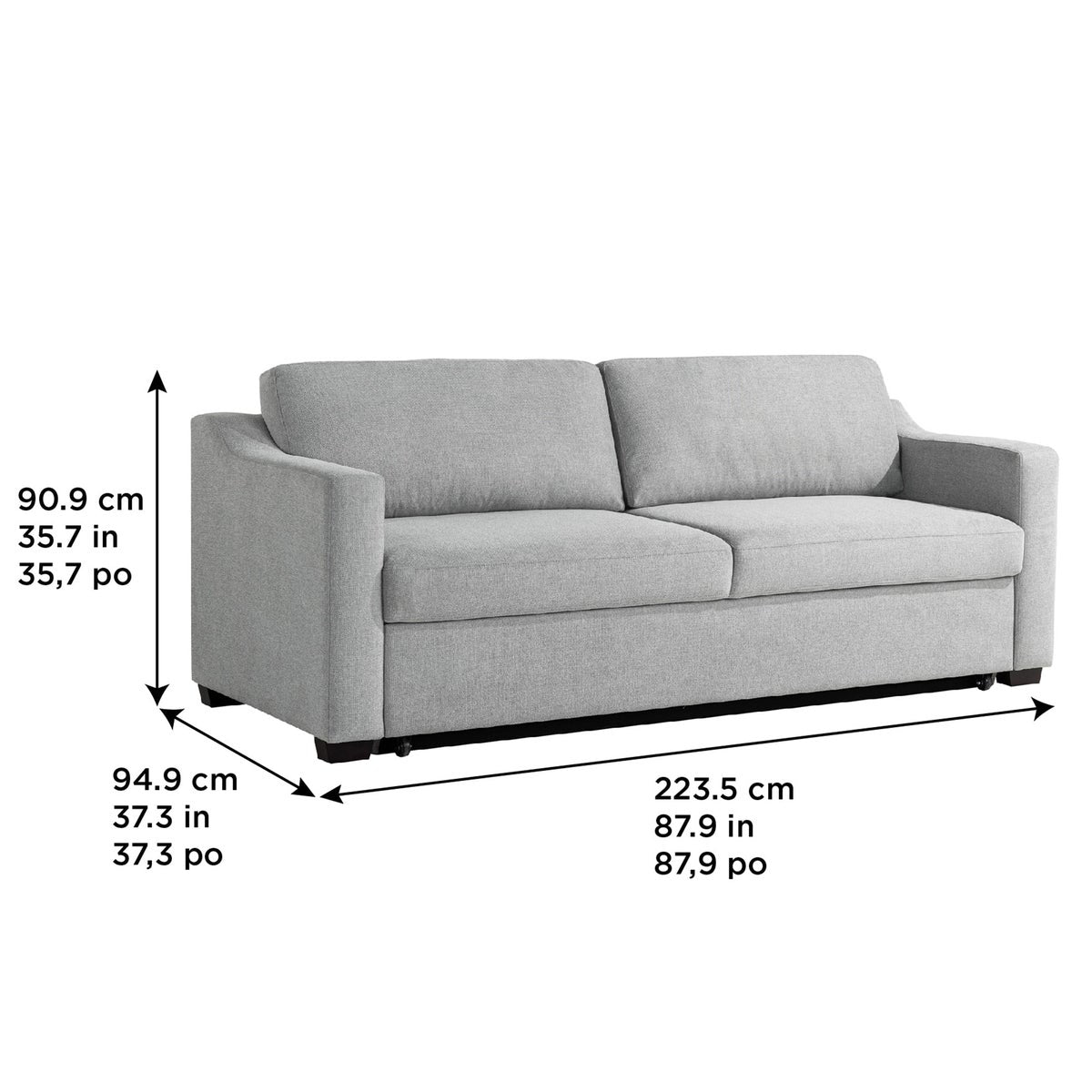 Coddle Aspen Convertible Sleeper Sofa