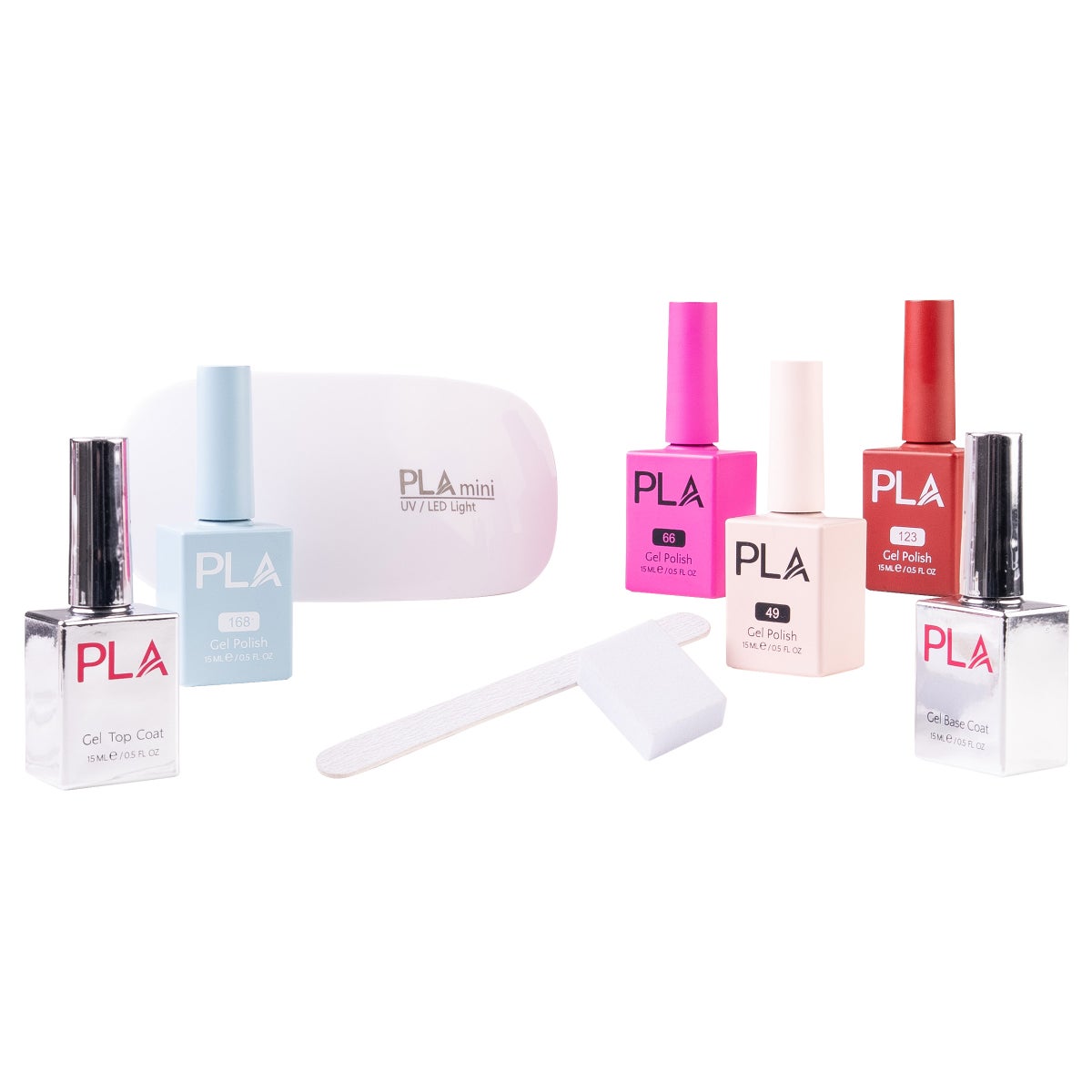 PLA Beauty 9-piece Gel Nail Polish Kit