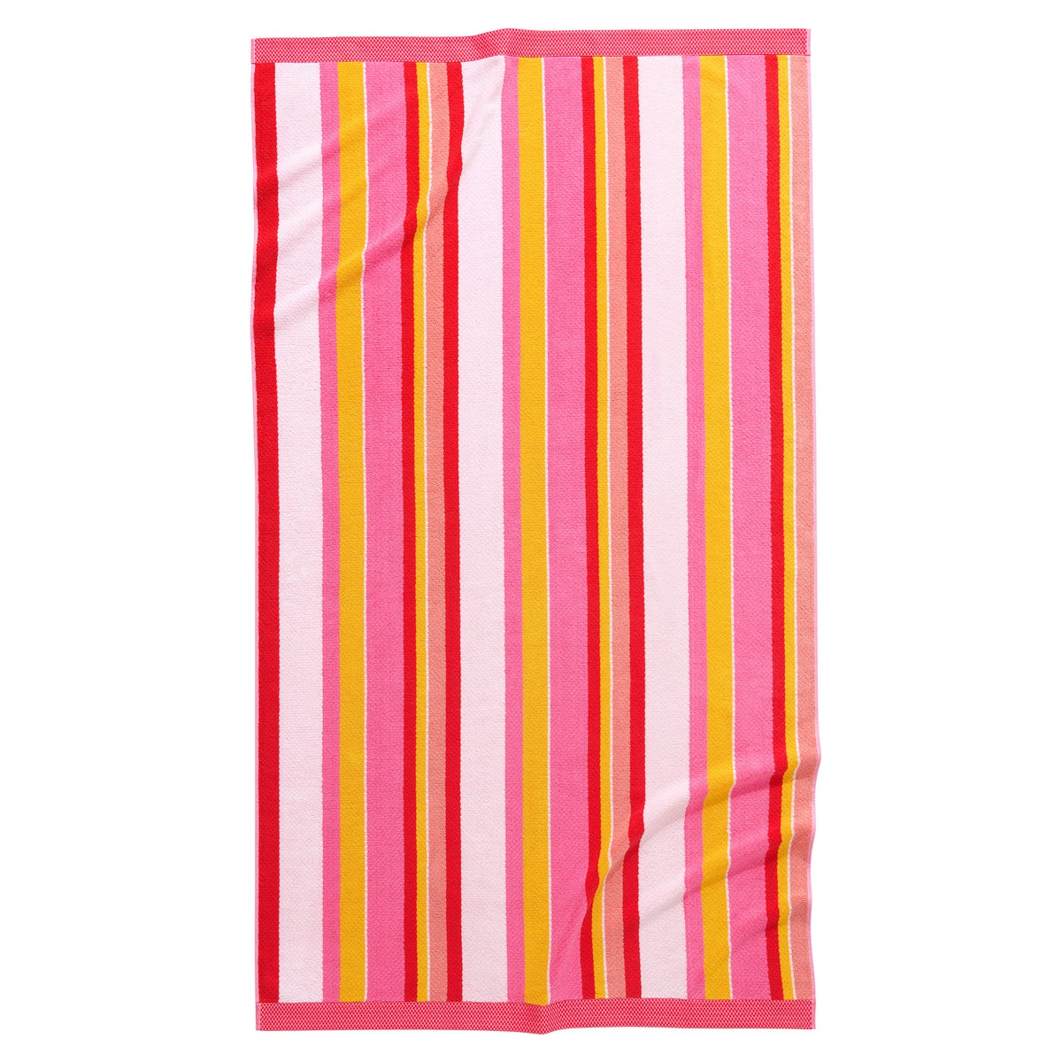 Reversible Jacquard Beach Towel, 2-pack