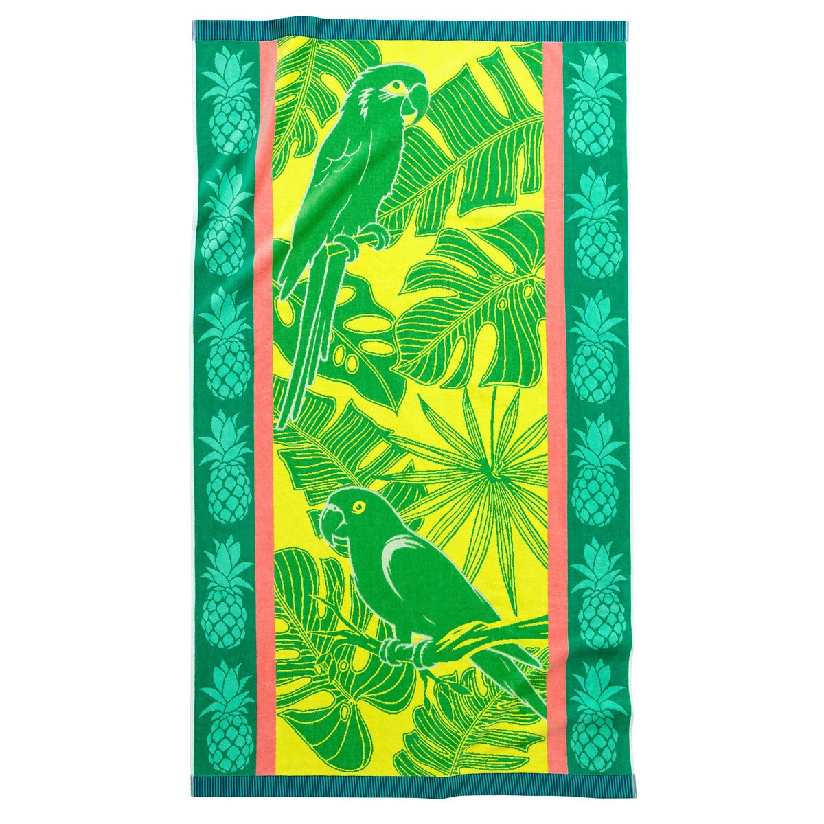 Reversible Jacquard Beach Towel, 2-pack