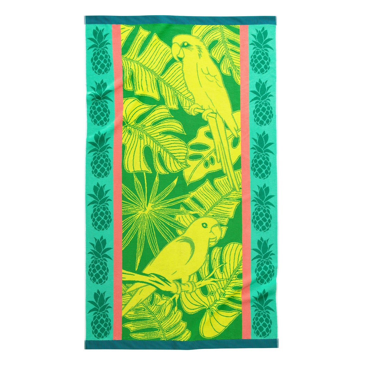 Reversible Jacquard Beach Towel, 2-pack