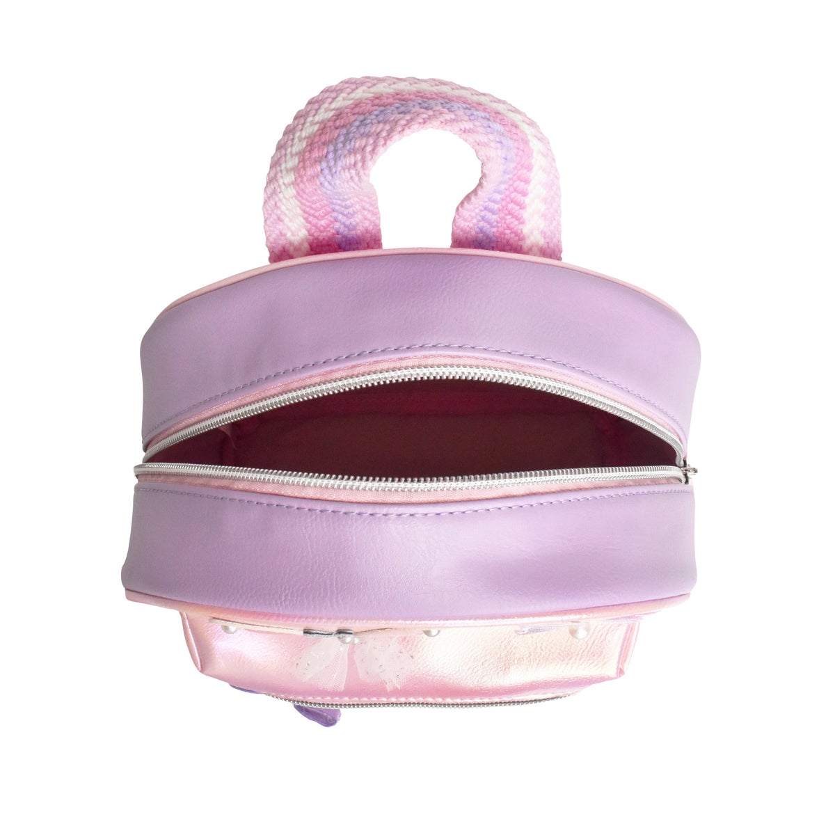 NEW - OMG Accessories Metallic Butterfly Applique Mini Backpack