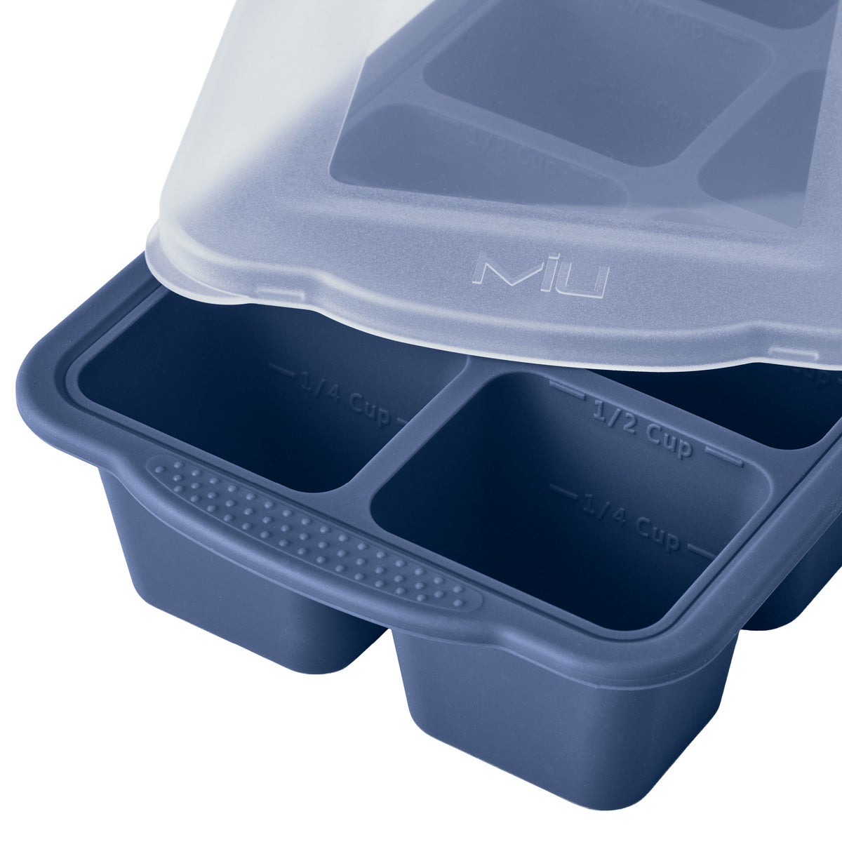 MIU Silicone Freezer Trays with Lids, 5-pack