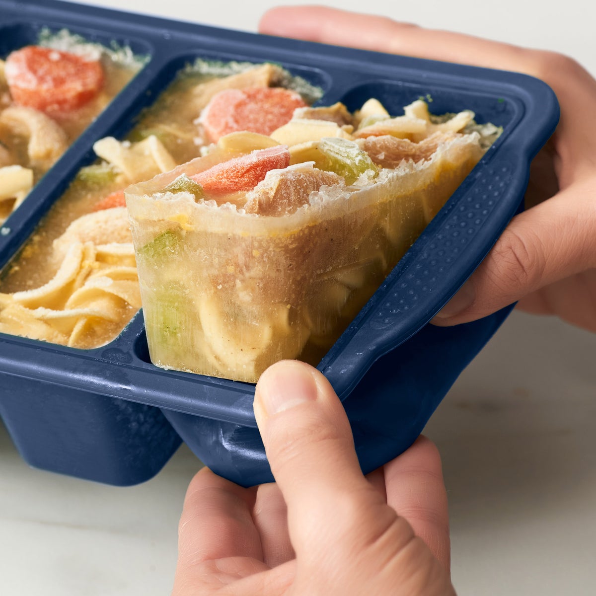 MIU Silicone Freezer Trays with Lids, 5-pack