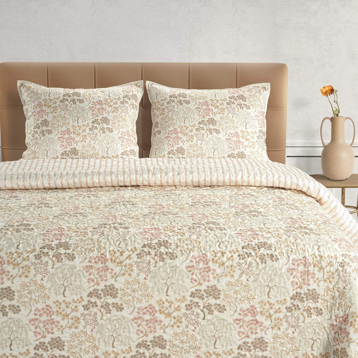 The Linen Closet Orchard Trees 3-piece Quilt Set - Queen