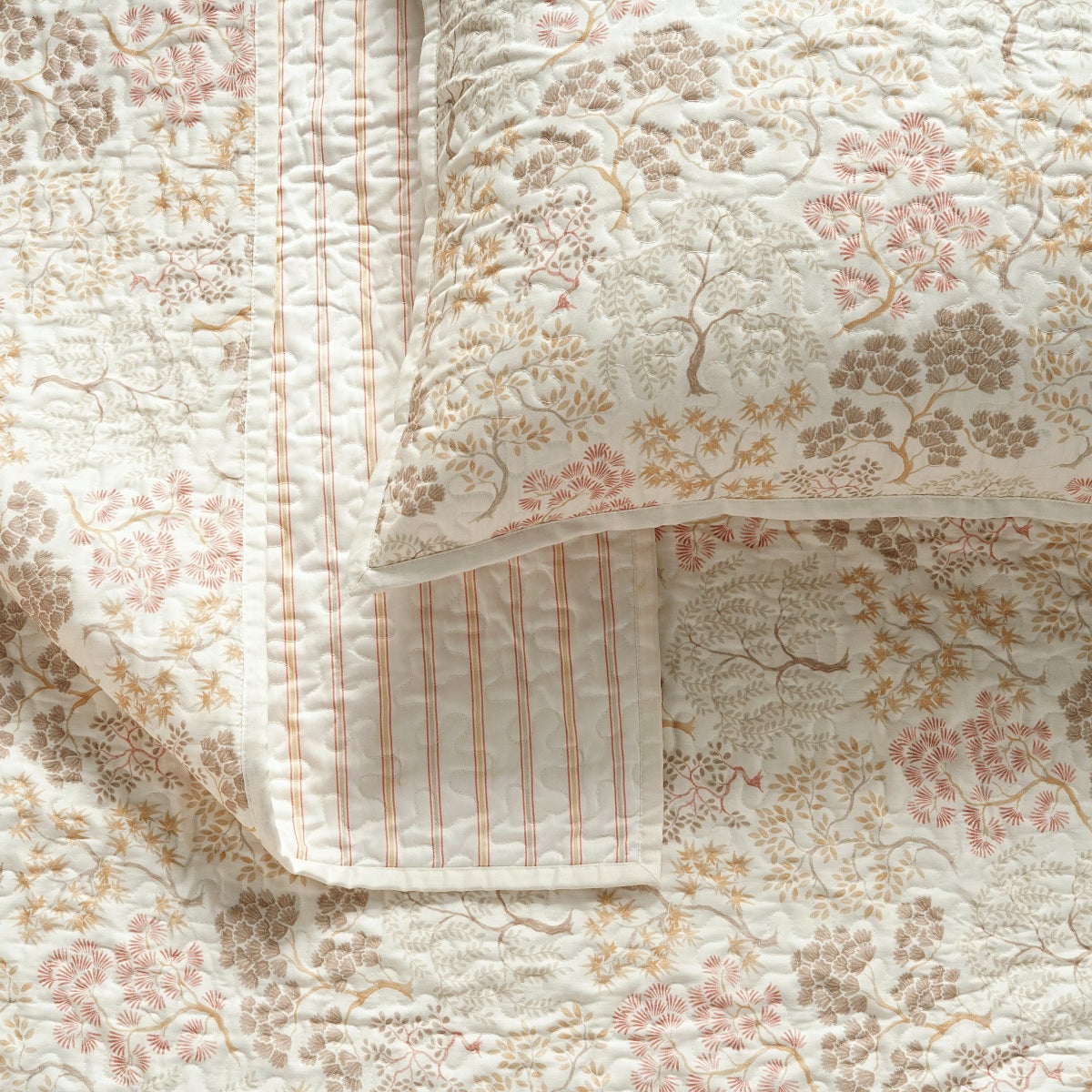 The Linen Closet Orchard Trees 3-piece Quilt Set - Queen