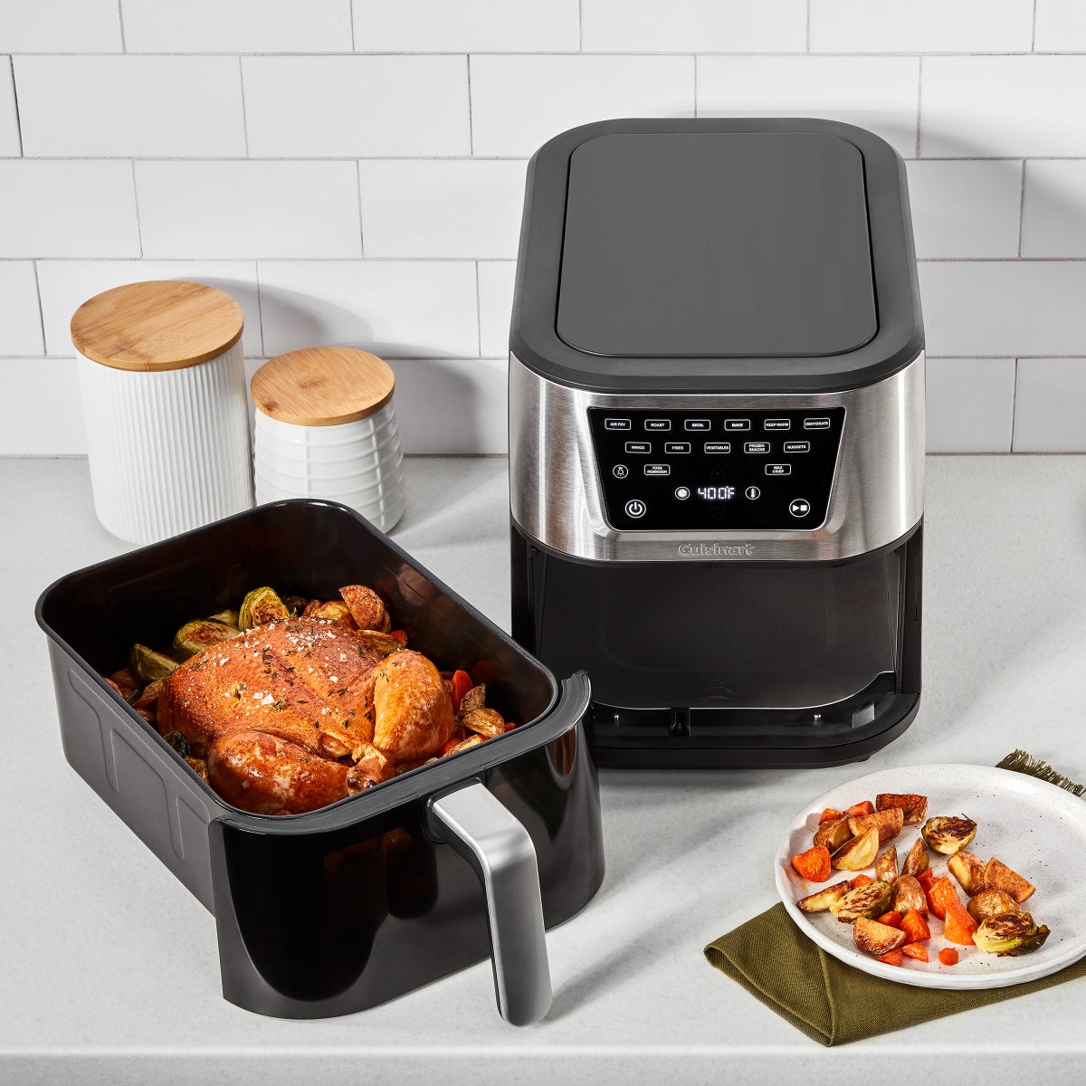 NEW - Cuisinart CompactMax Slim 8-Qt Basket Air Fryer Pro