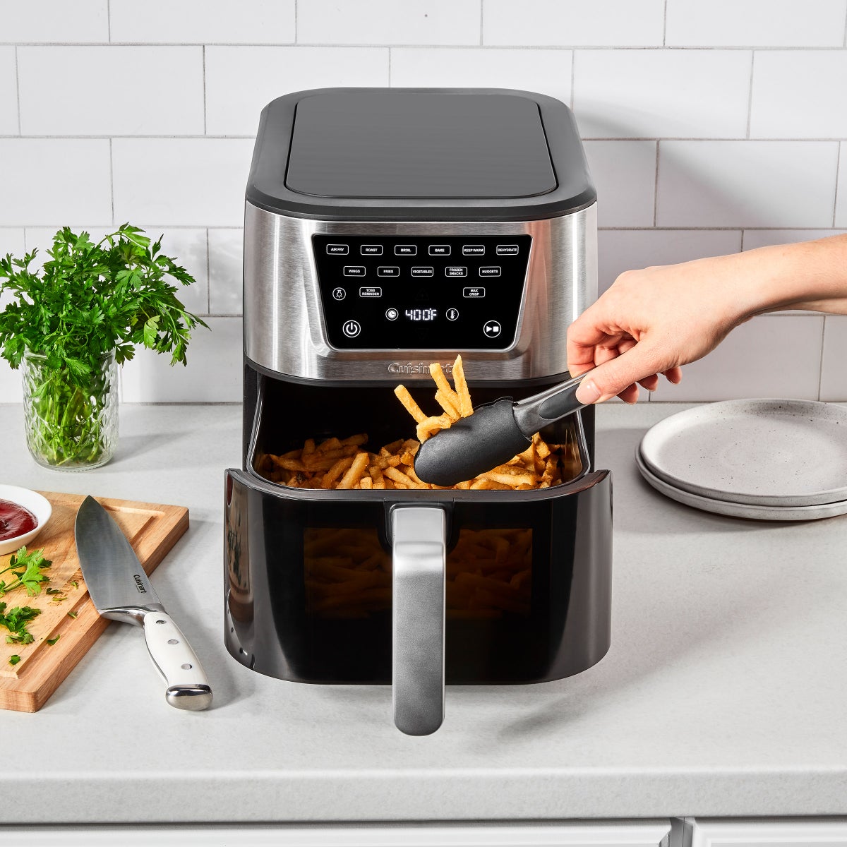 NEW - Cuisinart CompactMax Slim 8-Qt Basket Air Fryer Pro