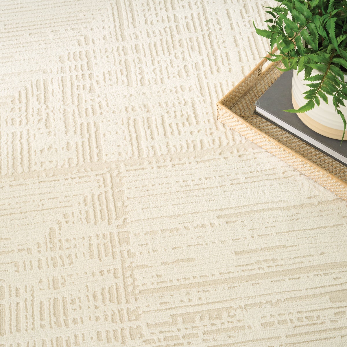 Nourison Briar Area Rug, Privet, 7'10” x 9'10”