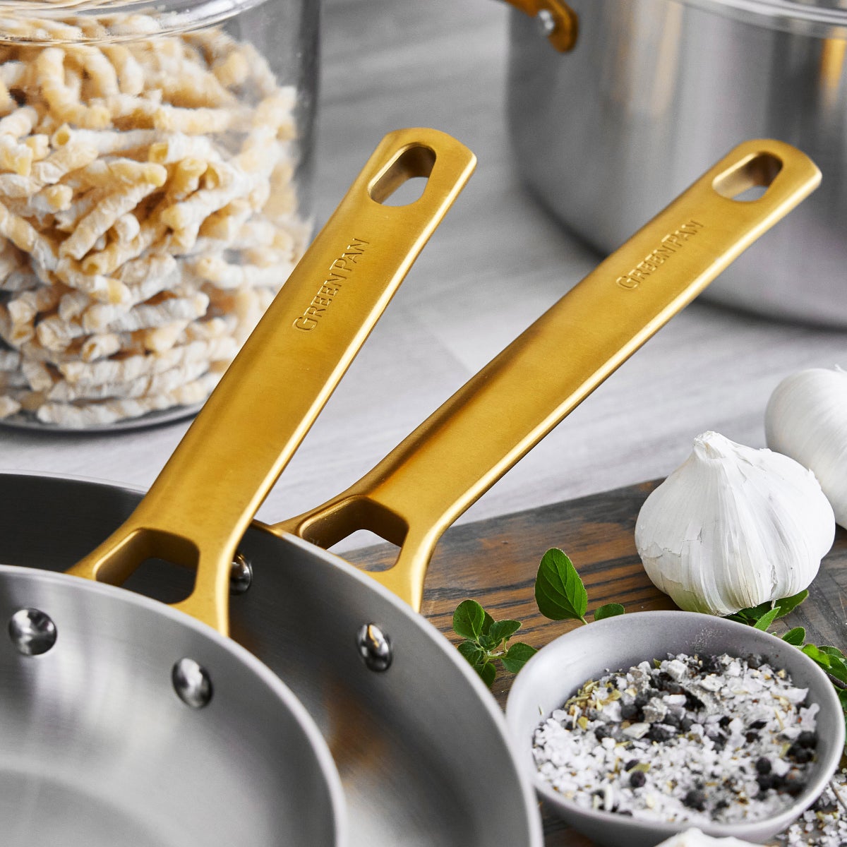 NEW - GreenPan Reserve Stainless Steel 12-piece Cookware Set