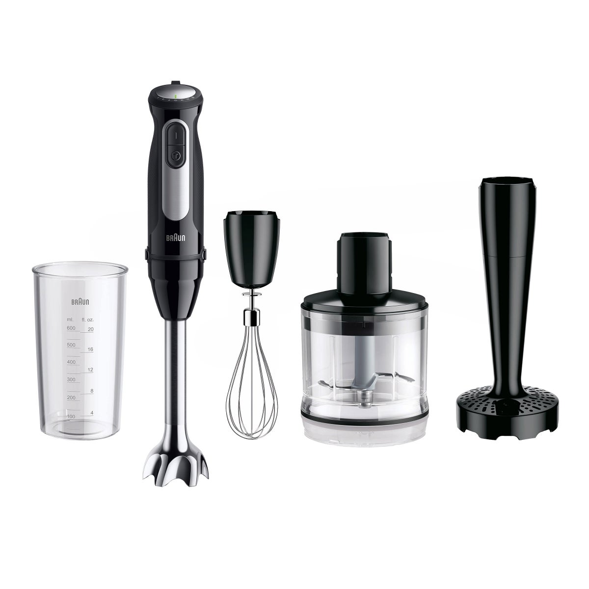 Braun MultiQuick 5 Pro 4-in-1 Immersion Blender with 25 Speeds