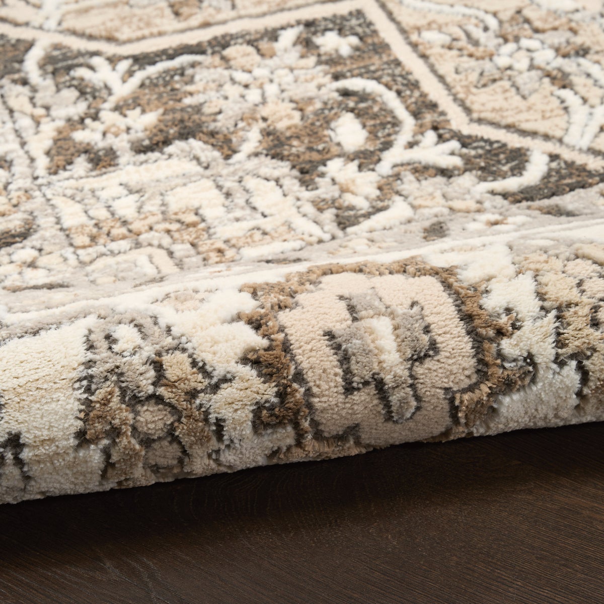 Nourison Briar Area Rug, Rose, Rug Size: 7'10” x 9'10”