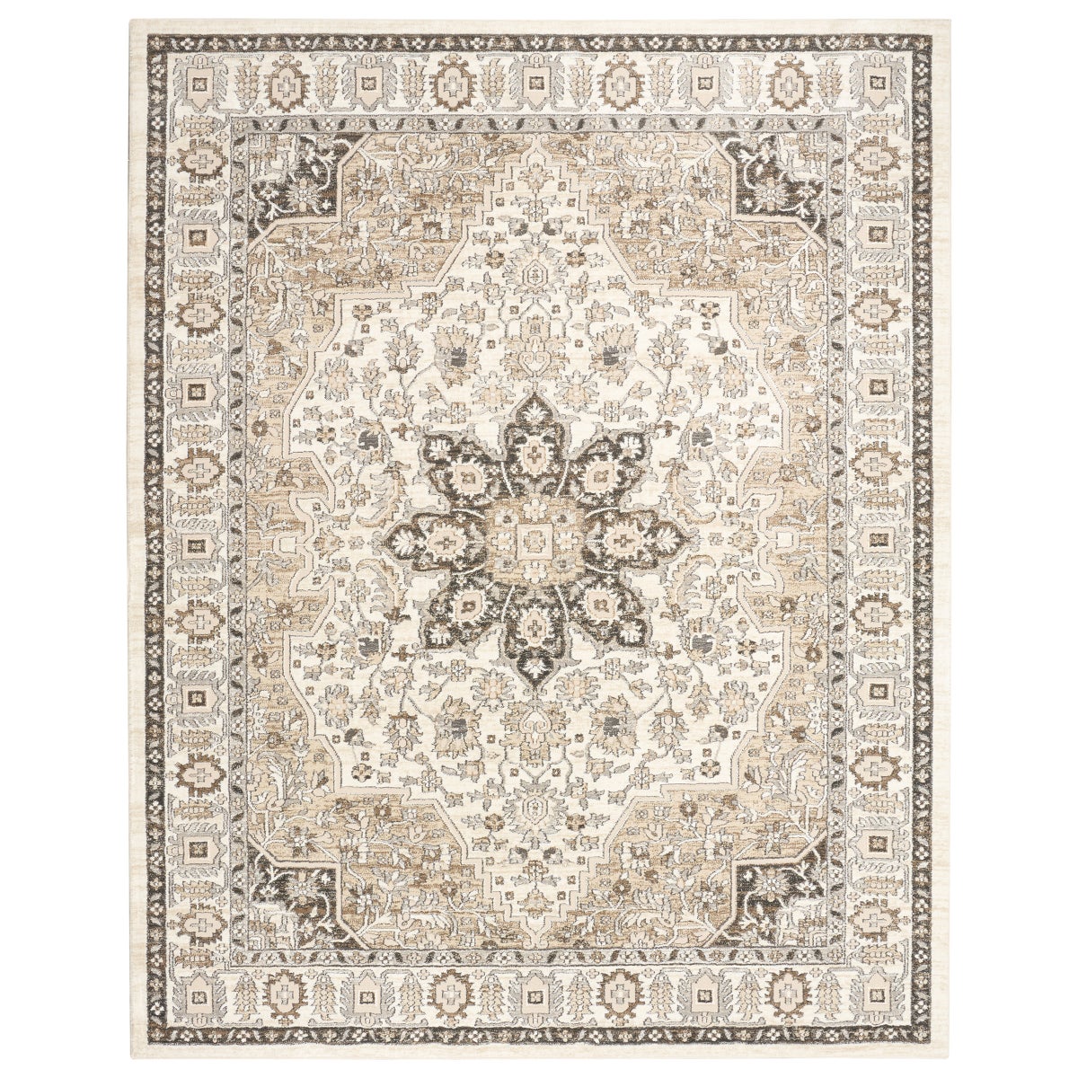 Nourison Briar Area Rug, Rose, Rug Size: 7'10” x 9'10”