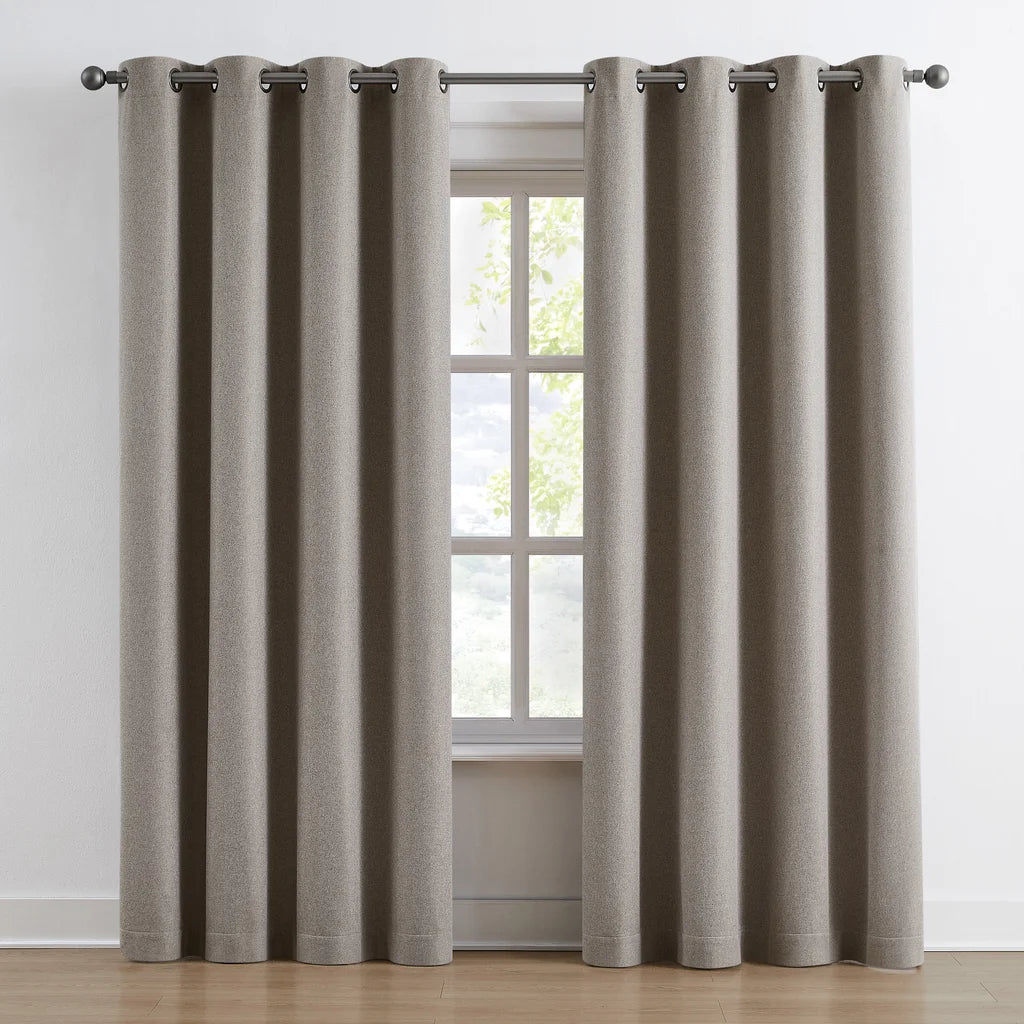 Blackout Window Panels/Curtains, 2-pack In Beige